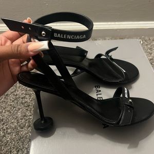 Black Balenciaga Heels